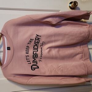 SHEIN Curve Blush Pink Sweatshirt 3XL